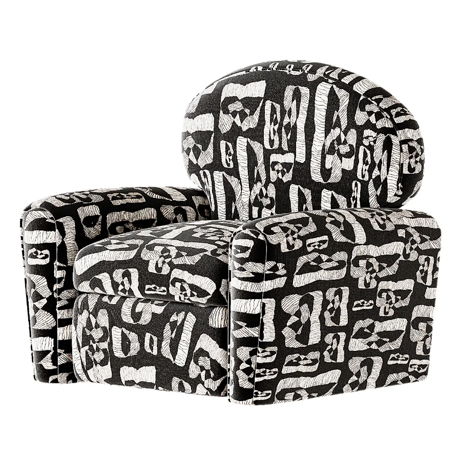 Roma Soft armchair By Saloni Image 6