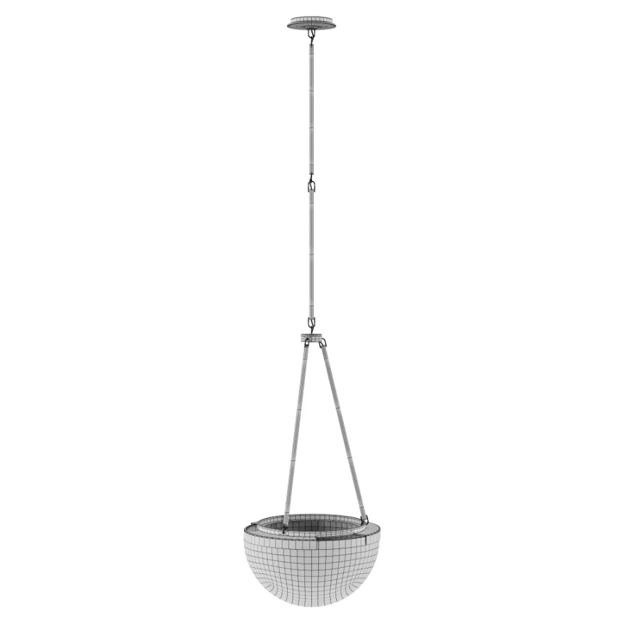 Melange Small Elongated Alabaster Pendant by Visual Comfort Image 3