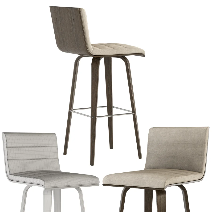 Armen Living Vienna stool Image 2