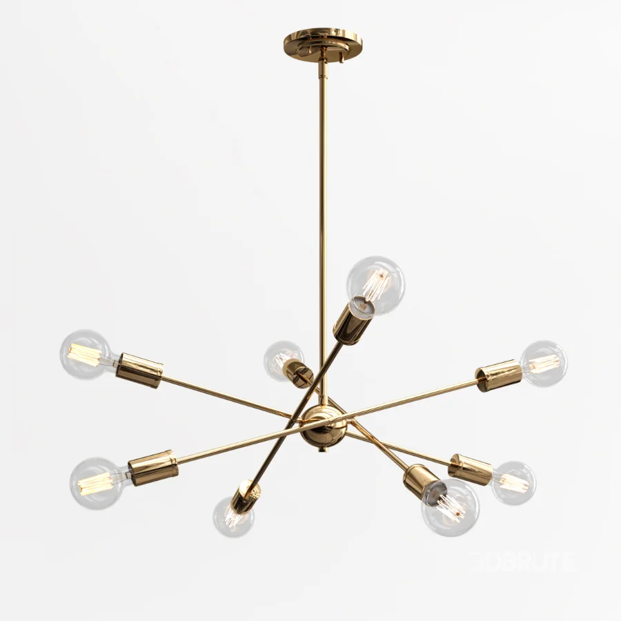 BOKT Luxury Copper Chandelier Image 3