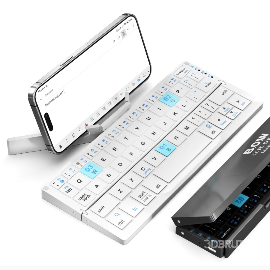 Bluetooth Keyboard Foldable Image 5