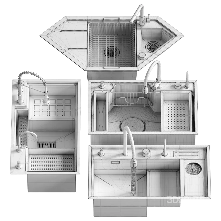 Kitchen Sink Set 2 Image 7
