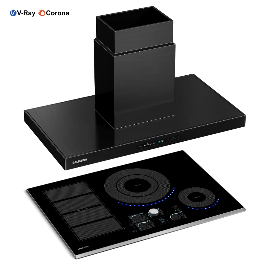 SAMSUNG HOOD AND KITCHEN STOVE Image 1