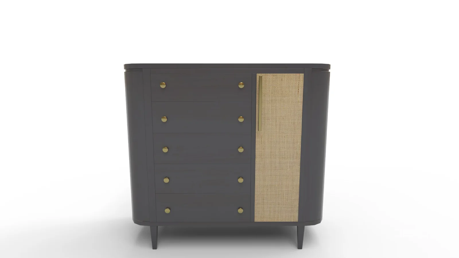 Cane5 Drawer Accent Chest Image 7
