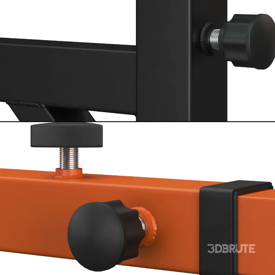 Mirafit_M120_Adjustable_Squat_Rack Image 5