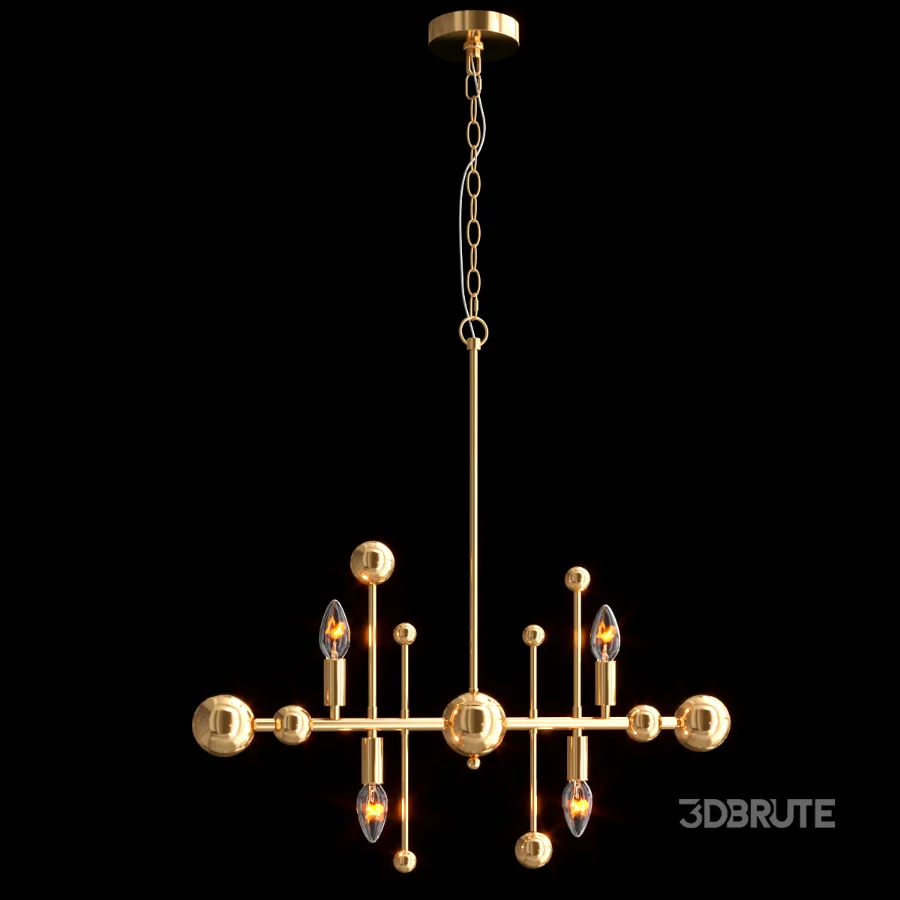 Gold Chandelier Image 1