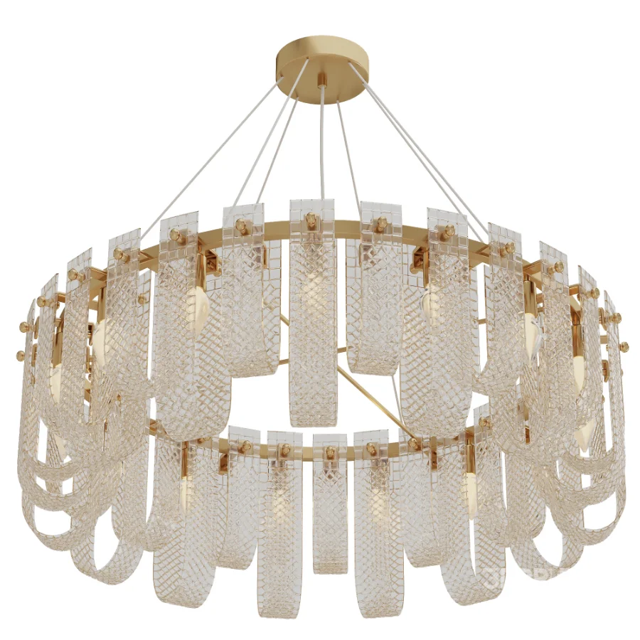 Round Sovina Chandelier Light Image 1