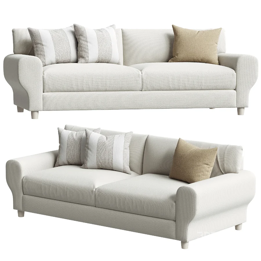 Peyton Round Arm Sofa Bernhardt Image 3