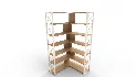 StoriesL Shaped Corner Storage Cabinet - Thumbnail 2