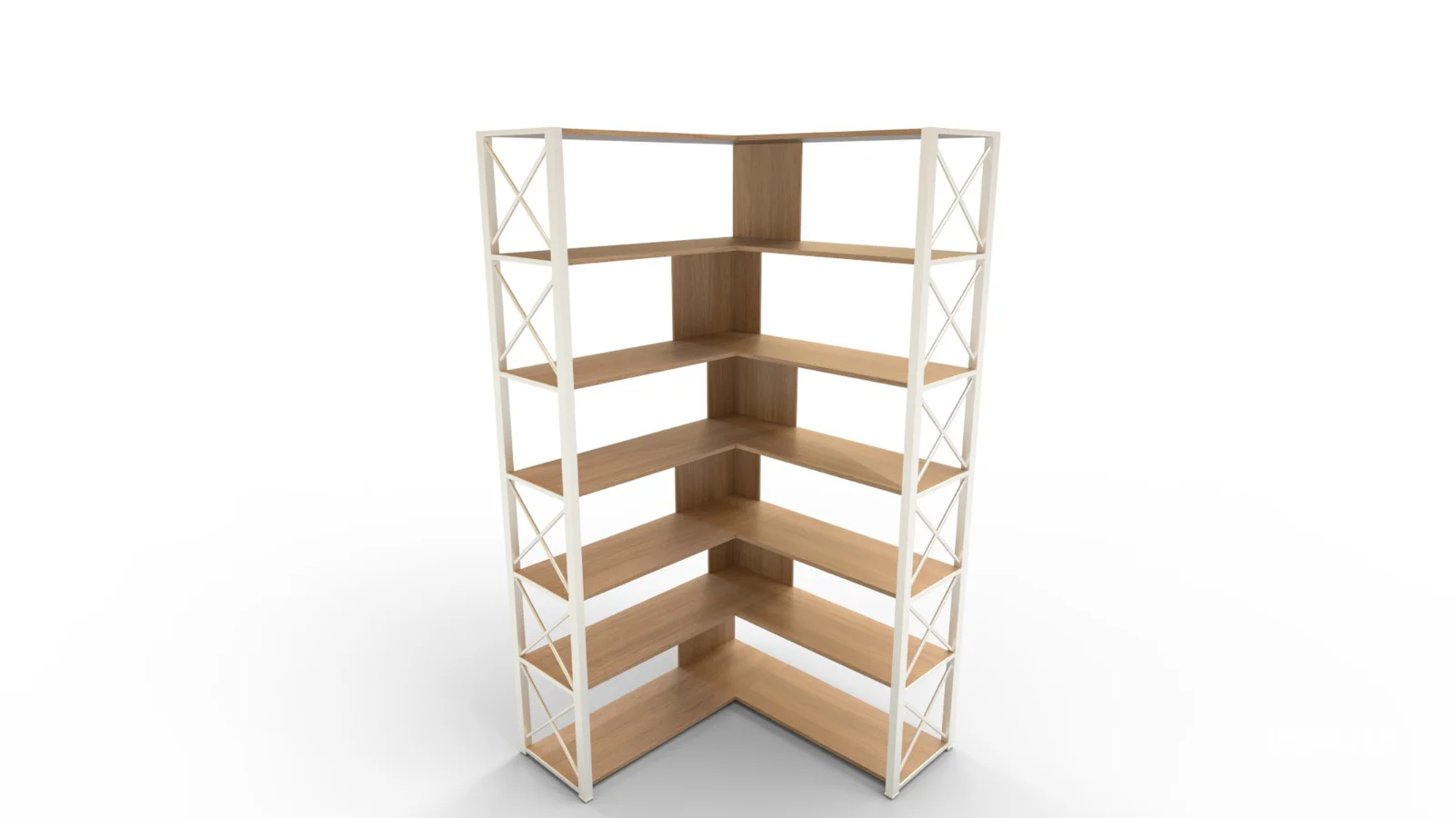 StoriesL Shaped Corner Storage Cabinet Image 2