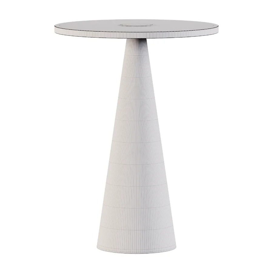 Addyson Grey Marble And Gold Side Table Image 5