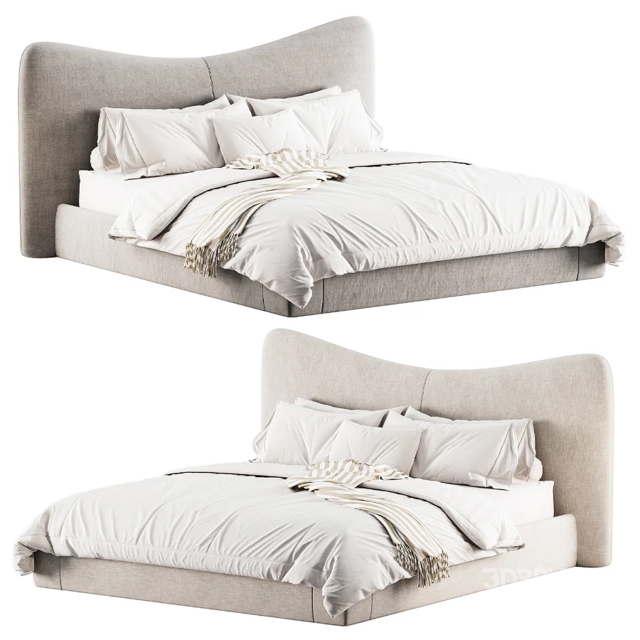 Modern Double Bed 07 Image 2