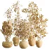 AV Indoor Plants Set 484 Areca Palm and Olive Eucalyptus and Dracaena Warnecki and Ficus Elastica - Thumbnail 8
