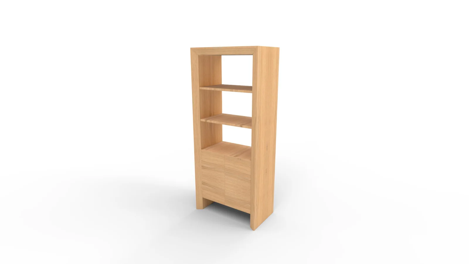 Baja Natural Storage Bookcase Image 2