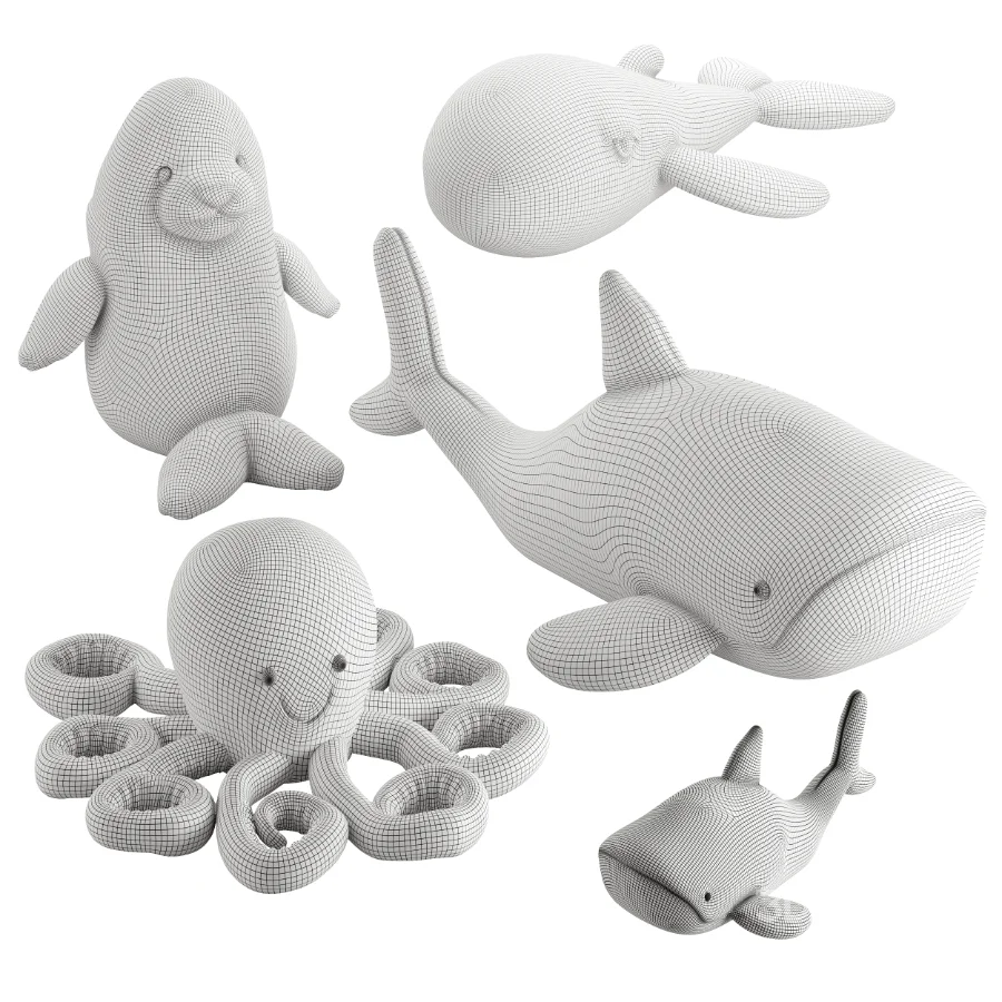 Plush Toys Set 28 Image 6