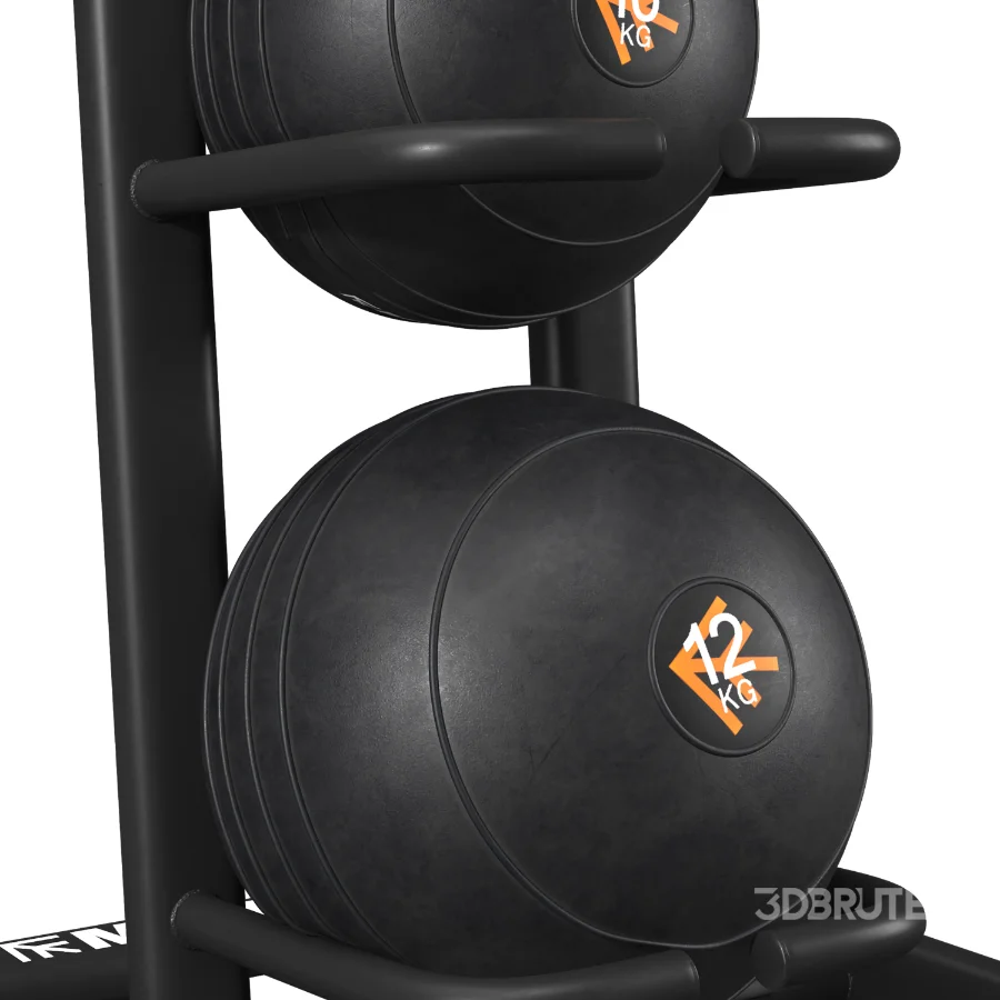 Mirafit_Slam_Ball_Set_with_Rack Image 2
