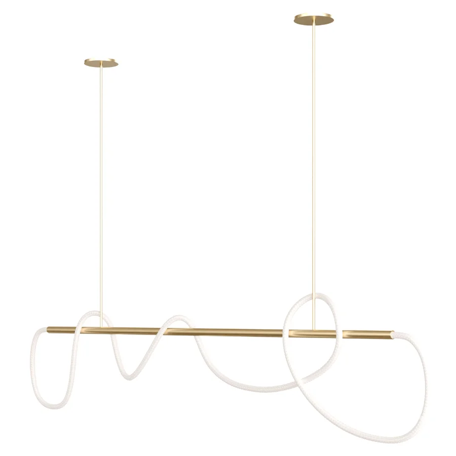 Festif Linear Pendant Lamp by Dbianco vol 3 Image 2