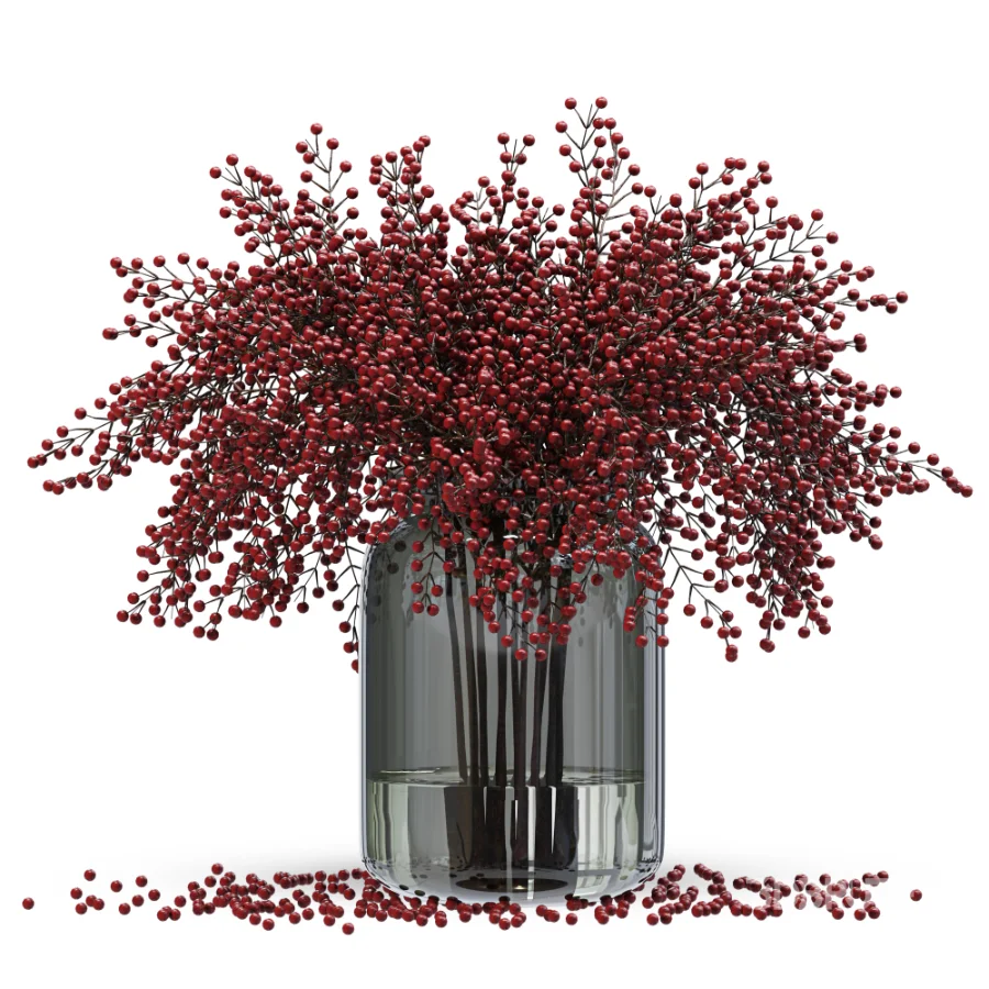 Bouquet berries vases Image 2