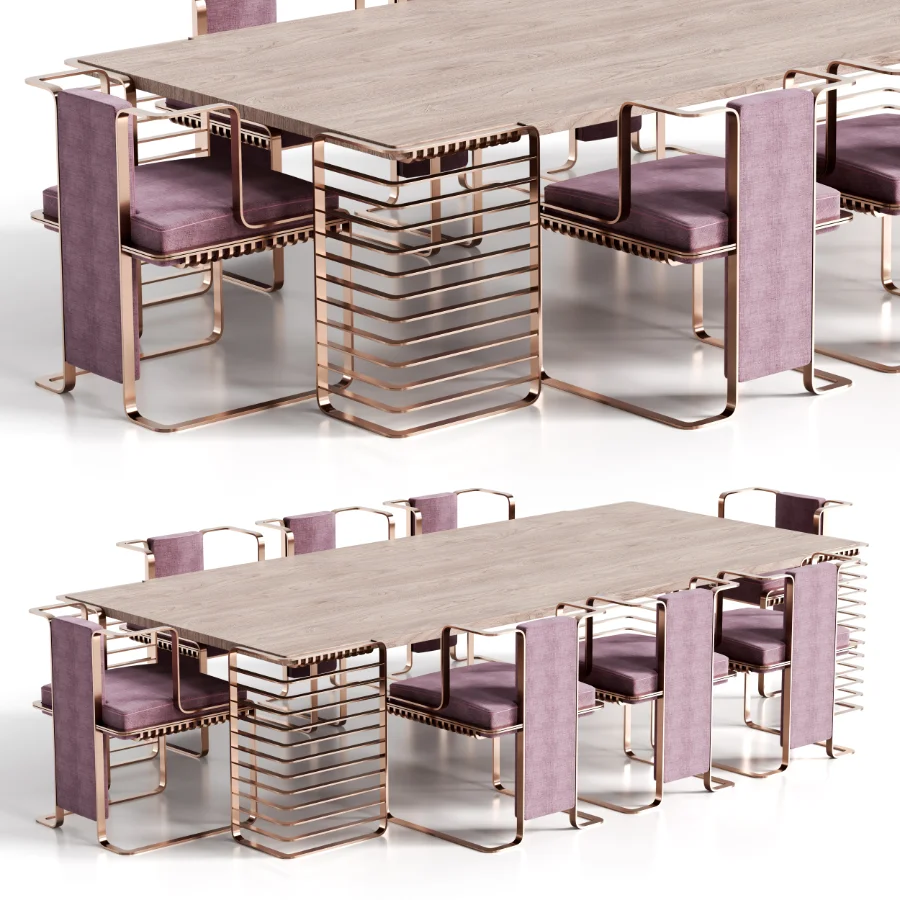 JARMAN DINING TABLE AND CHAIR Image 5