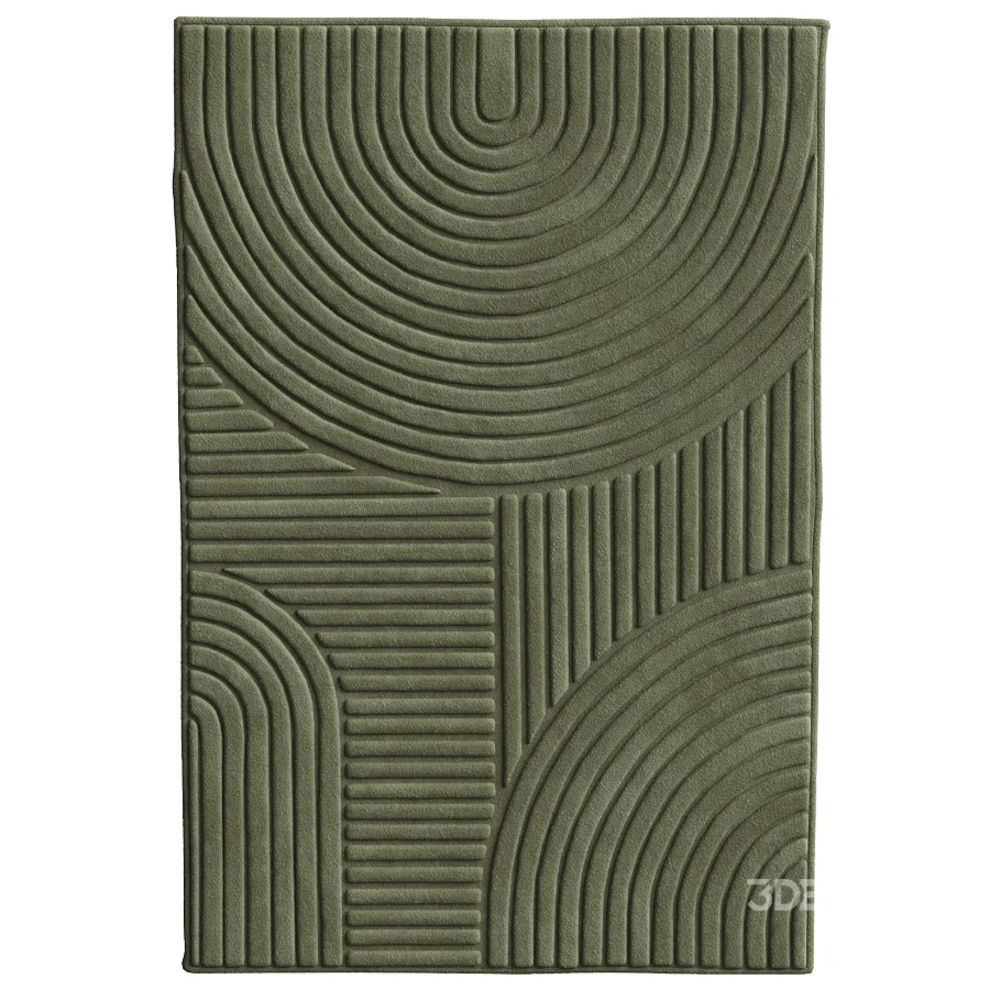 Embossed arches tufted rug Image 5