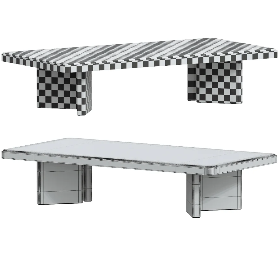 Rio 68 Rectangular Coffee Table by CB2 Image 3