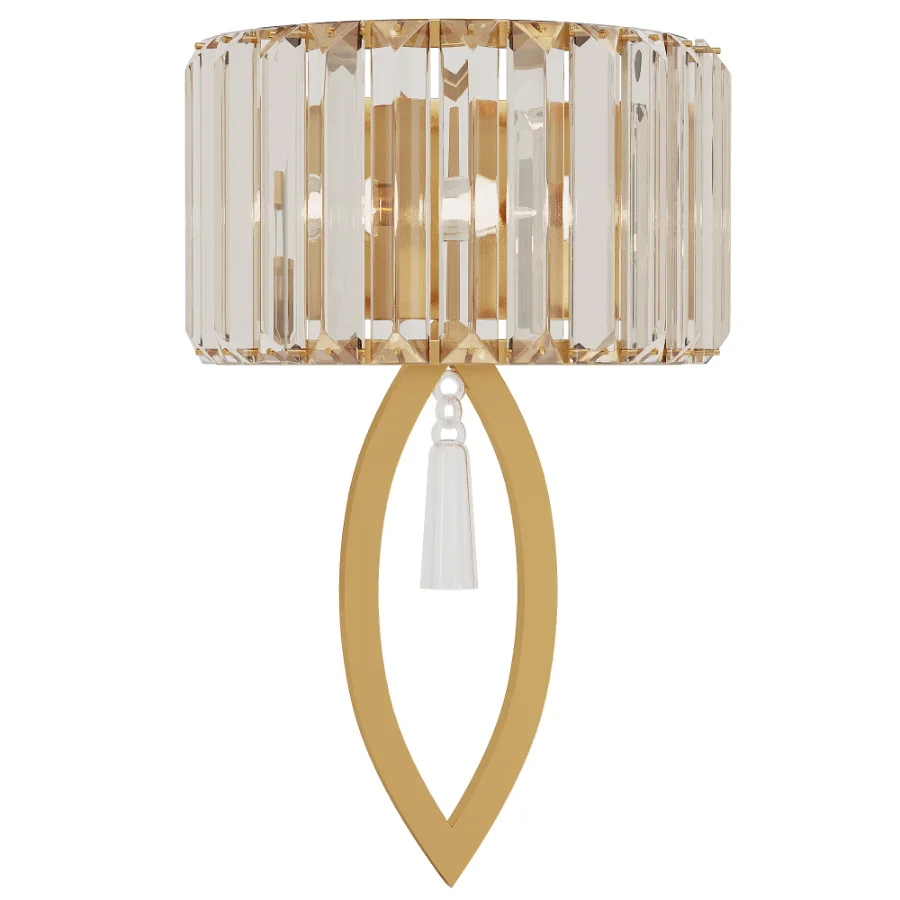 Wall Sconces Modern Gold Crystal Wall Light Image 3