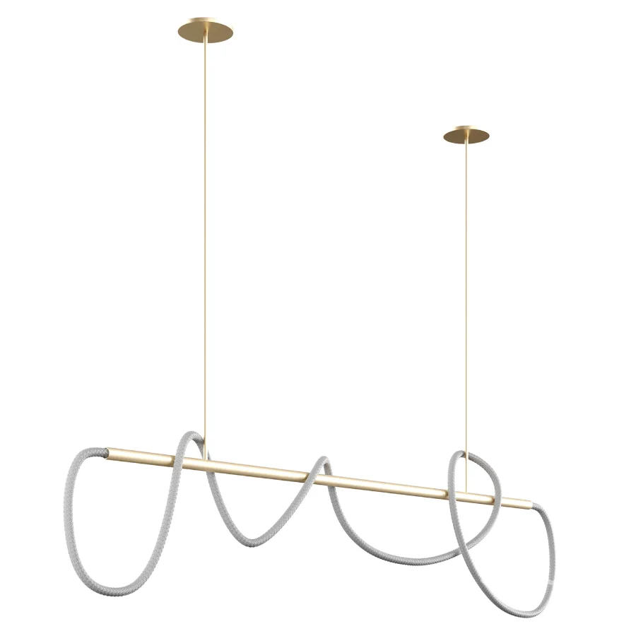 Festif Linear Pendant Lamp by Dbianco vol 3 Image 4