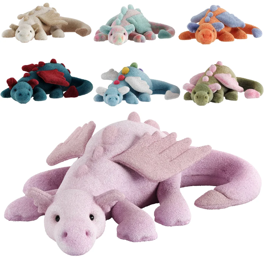 Plush Toys Set 27-Plush Dragon Image 1