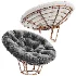 Lounge_chair_Papasan_Rocker_cognac - Thumbnail 1