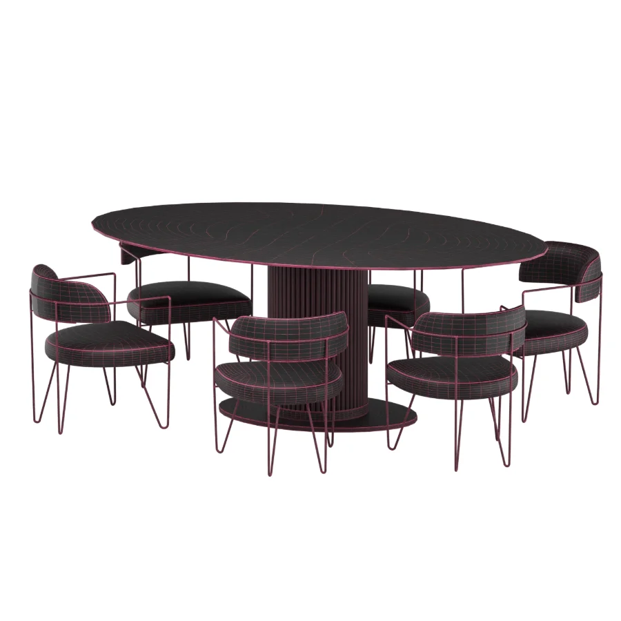 Dining set 02 Image 5