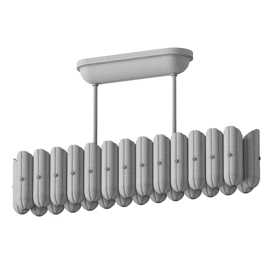 Lorna LED Linear Chandelier Image 2