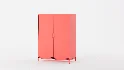 Herringbone Wood Accent Storage Cabinet With 2 Doors - Thumbnail 9