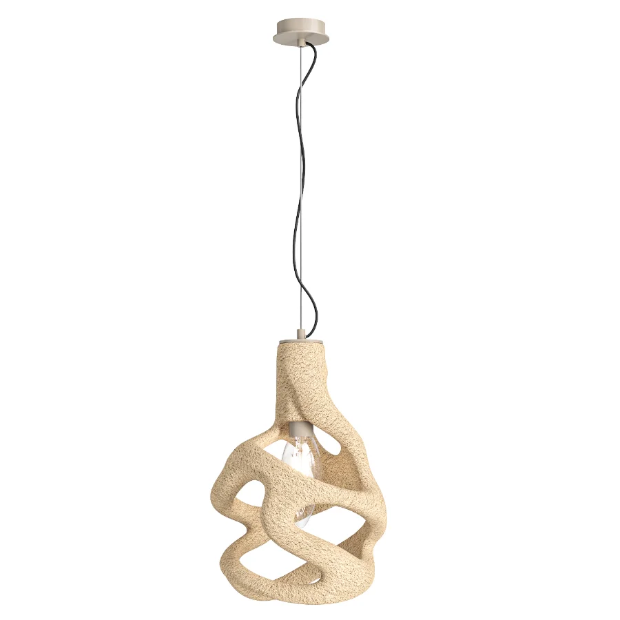 Organic Sculptural Spiralium Pendant Lamp Image 1