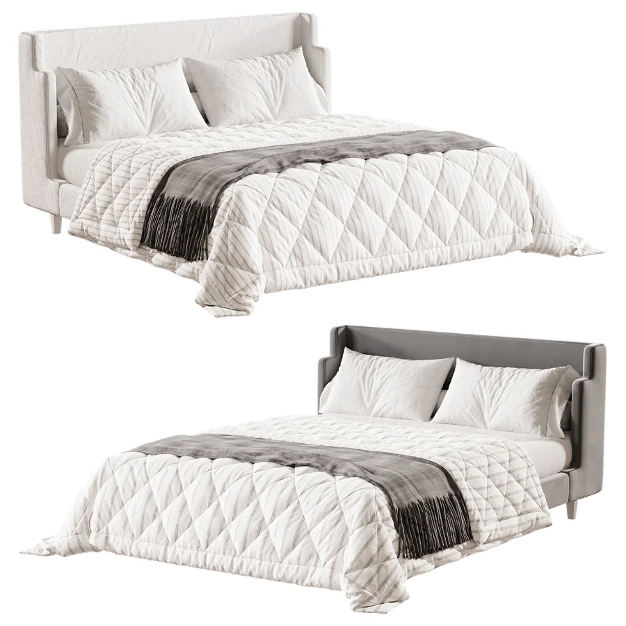 Julia Fabric Queen Bed Image 3