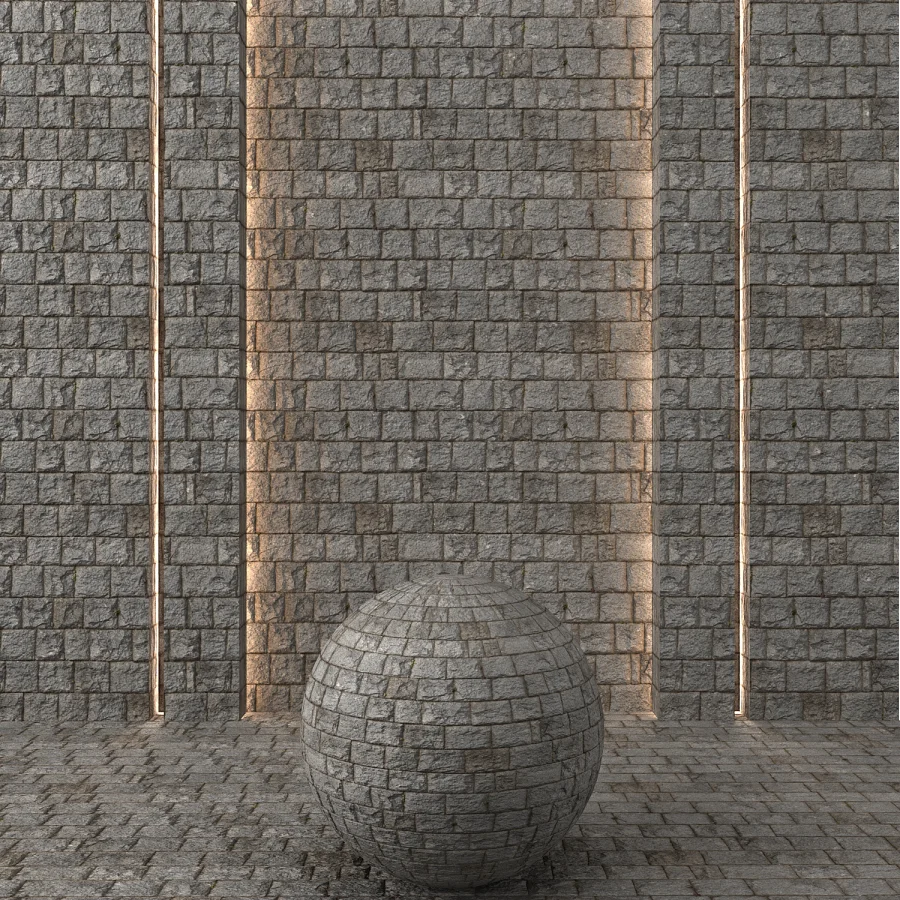 Stone Blocks Wall Image 4