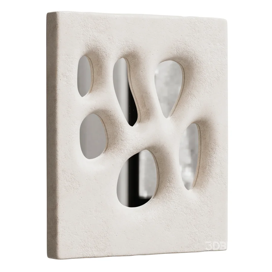 Abstract Hole Wall Art Mirror Image 2