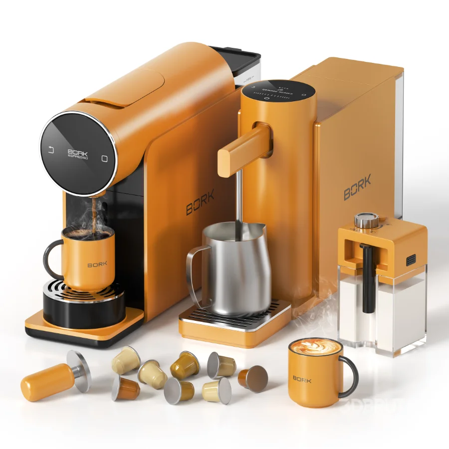BORK Espresso Mini Machine & Milk Frother Image 3