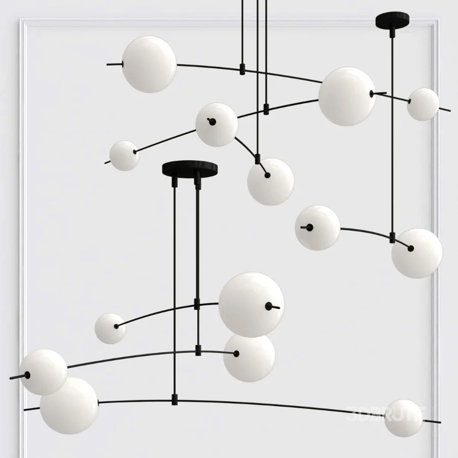 Freer designer chandelier Image 1