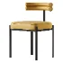Industrial Velvet Dining Room Chair - Thumbnail 6