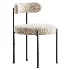 Modern Style Upholstered Side Chair Open Back Dining Chair - Thumbnail 5