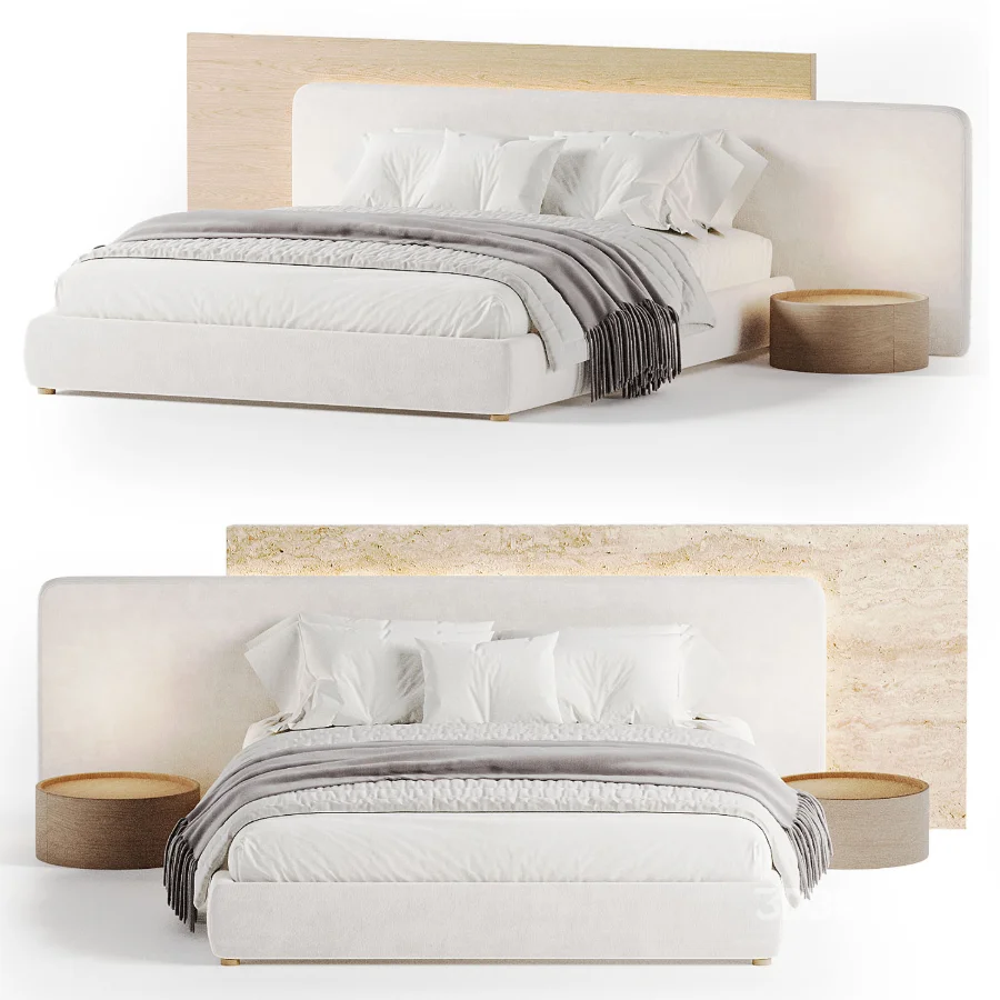 Modern Double Bed 04 Image 6