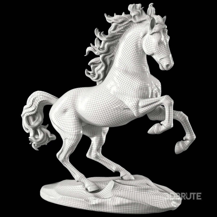 Decorative Horse Statue Image 6