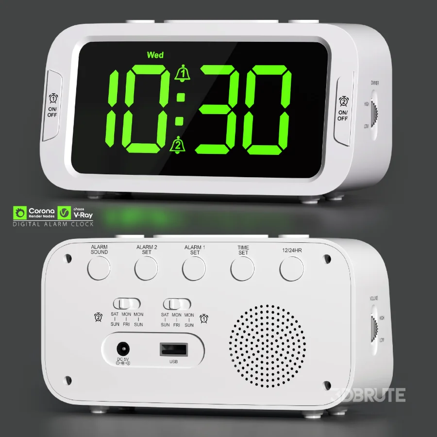 DIGITAL ALARM CLOCK Image 1