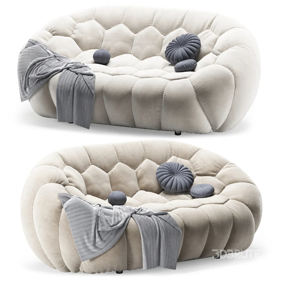 Boucle Brosen Sofa Image 1