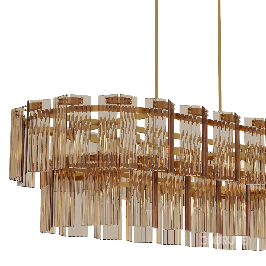 Delsie Oval Tiered Chandelier Image 5