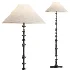PetrusTall Matte Black Floor Lamp - Thumbnail 1