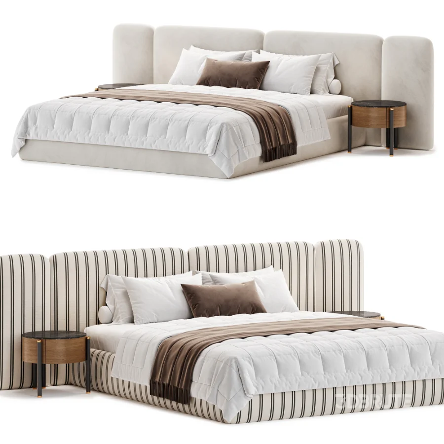 Modern Double Bed 06 Image 2