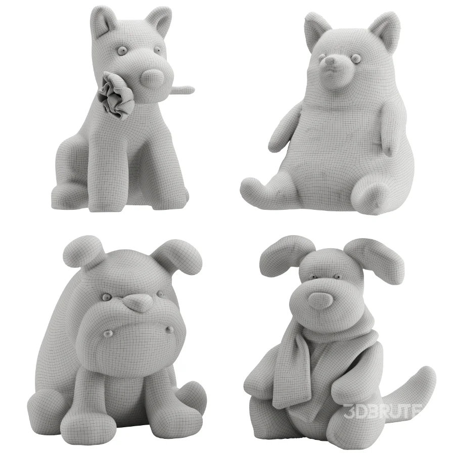 Dog Toys Collection-Plush Toys Set 39 Image 6