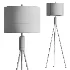 Orion High Brushed Nickel Floor Lamp - Thumbnail 3
