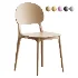 Modern Indoor-Outdoor Plastic Side Chair - Thumbnail 1